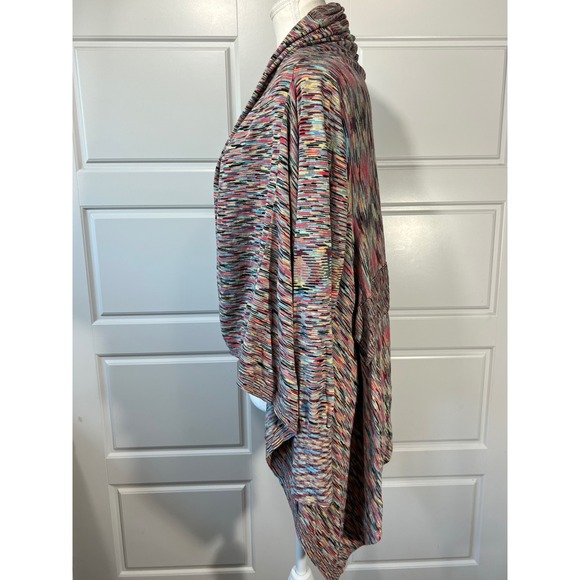 Anthropologie Stacia Open Front Cardigan Sweater Boho Colorful Knit Medium - Picture 10 of 10